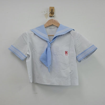 【中古】東京都 西戸山中学校 女子制服 3点（セーラー服・セーラー服・ジャンパースカート）sf022299