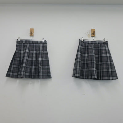 【中古】東京都 小岩高等学校 女子制服 2点（スカート・スカート）sf022307