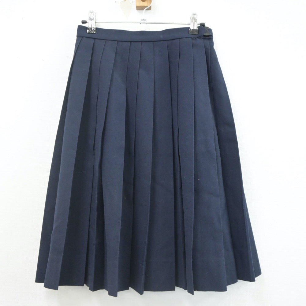 【中古】広島県 比治山女子高等学校 女子制服 2点（セーラー服・スカート）sf022308