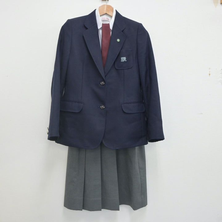 【中古】兵庫県 伊川谷北高等学校 女子制服 5点（ブレザー・シャツ・スカート）sf022316