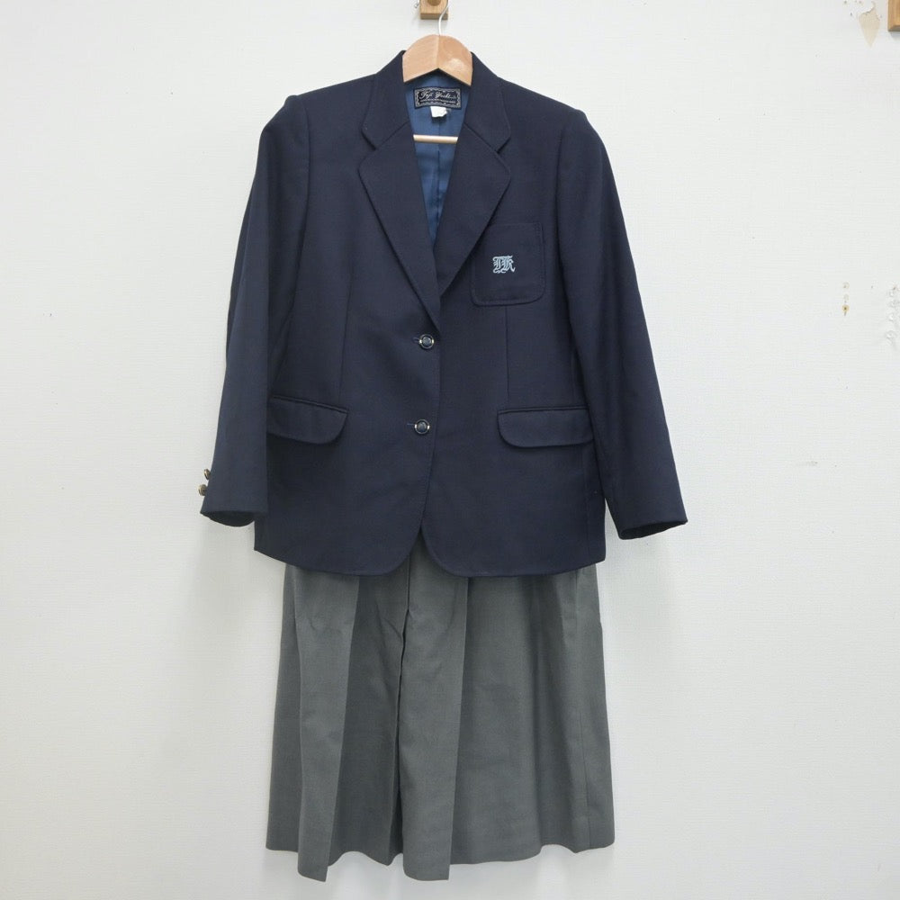 【中古】兵庫県 伊川谷北高等学校 女子制服 2点（ブレザー・スカート）sf022317