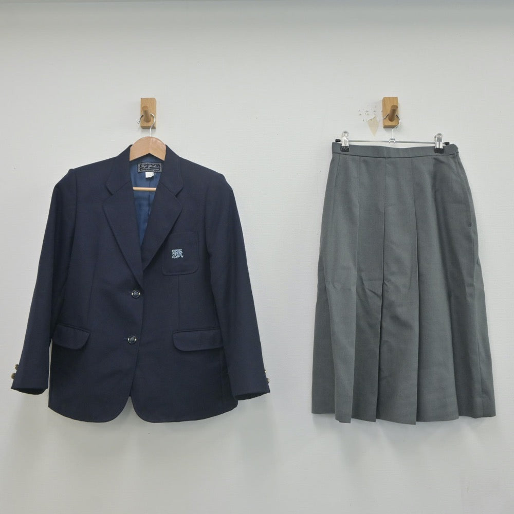 【中古】兵庫県 伊川谷北高等学校 女子制服 2点（ブレザー・スカート）sf022317