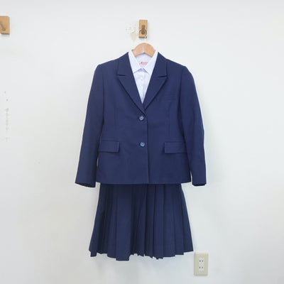 【中古】京都府 京都女子中学校・高等学校 女子制服 5点（ブレザー・シャツ・スカート）sf022331