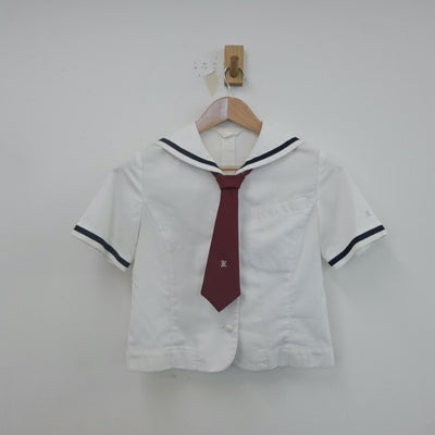 【中古】東京都 東京家政大学附属女子中学校・高等学校 女子制服 2点（セーラー服）sf022336