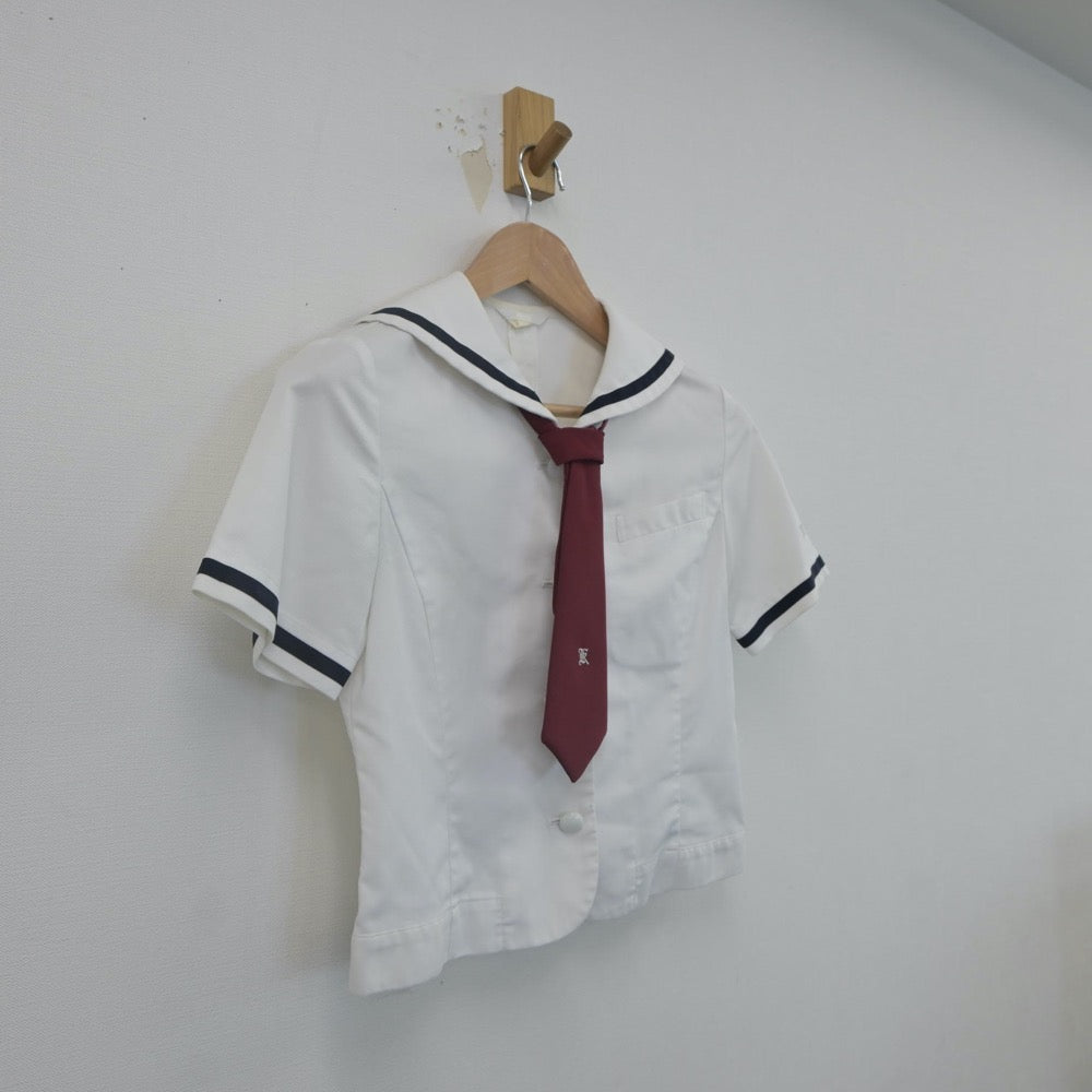 【中古】東京都 東京家政大学附属女子中学校・高等学校 女子制服 2点（セーラー服）sf022336