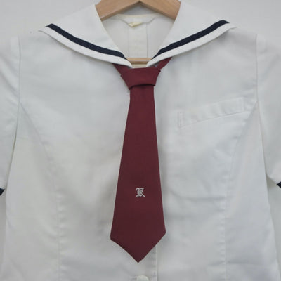 【中古】東京都 東京家政大学附属女子中学校・高等学校 女子制服 2点（セーラー服）sf022336