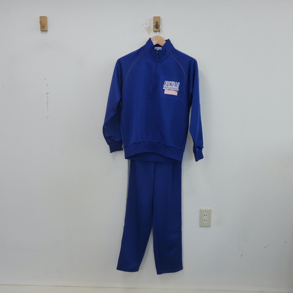 【中古】兵庫県 葺合高等学校 女子制服 2点（ジャージ 上・ジャージ 下）sf022340