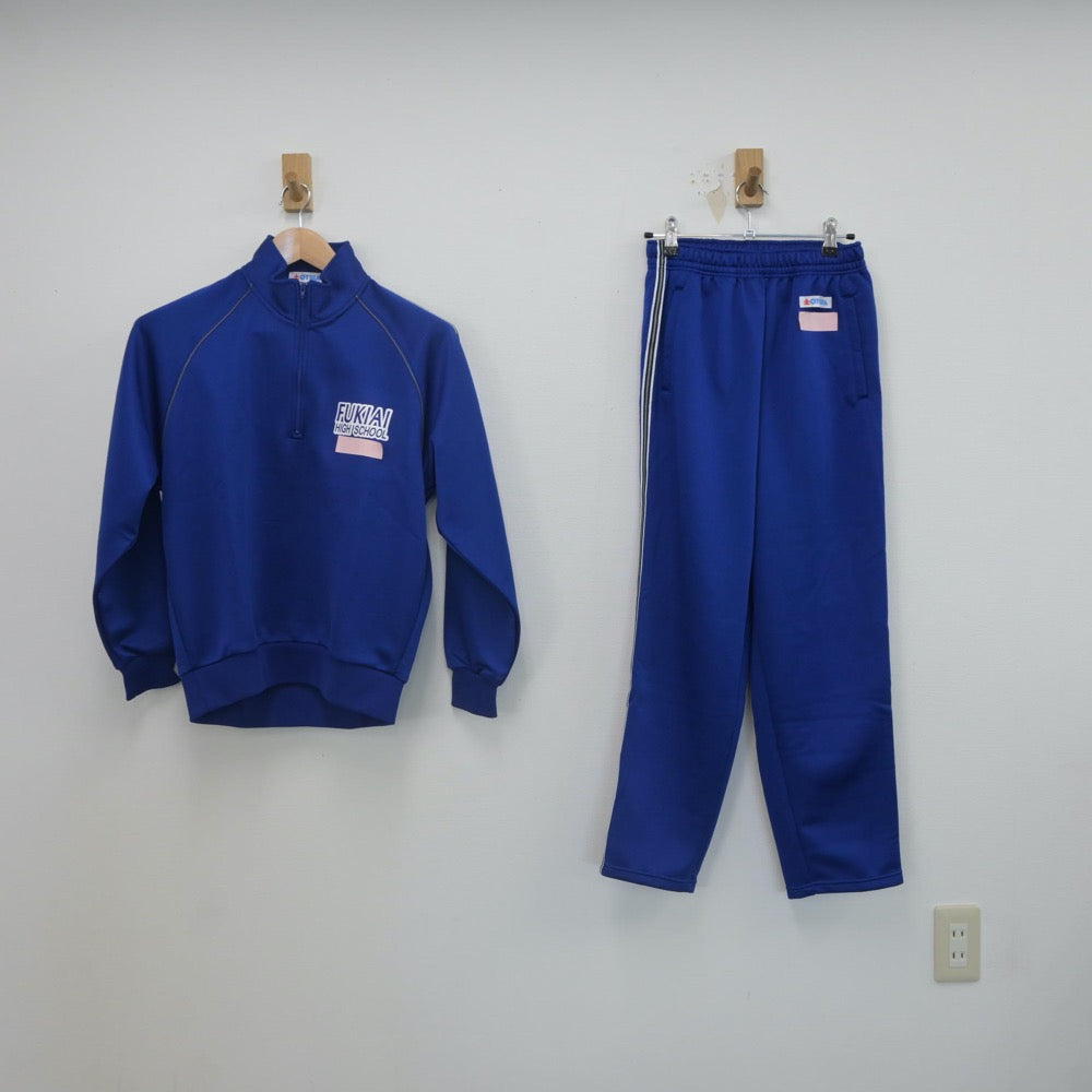 【中古】兵庫県 葺合高等学校 女子制服 2点（ジャージ 上・ジャージ 下）sf022340