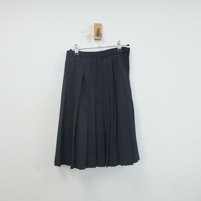 【中古】青森県 七戸中学校 女子制服 3点（セーラー服・スカート）sf022355