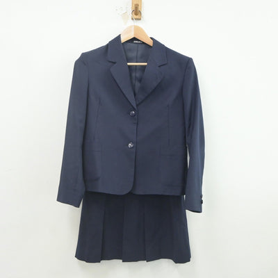 【中古】福島県 磐城桜が丘高等学校 女子制服 3点（ブレザー・スカート）sf022378