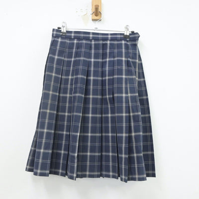 【中古】岡山県 玉島商業高等学校 女子制服 3点（シャツ・スカート）sf022384