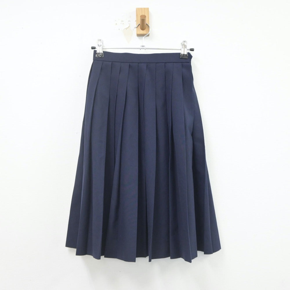 【中古】愛知県 岡崎聾学校 女子制服 2点（セーラー服・スカート）sf022386