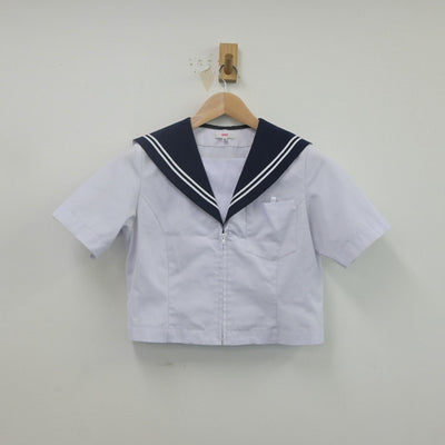 【中古】愛知県 岡崎聾学校 女子制服 1点（セーラー服）sf022387