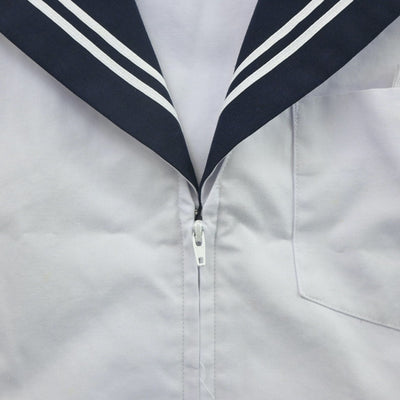 【中古】愛知県 岡崎聾学校 女子制服 1点（セーラー服）sf022387