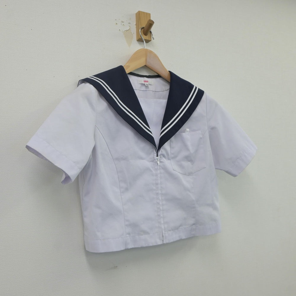 【中古】愛知県 岡崎聾学校 女子制服 1点（セーラー服）sf022387