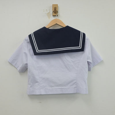 【中古】愛知県 岡崎聾学校 女子制服 1点（セーラー服）sf022387