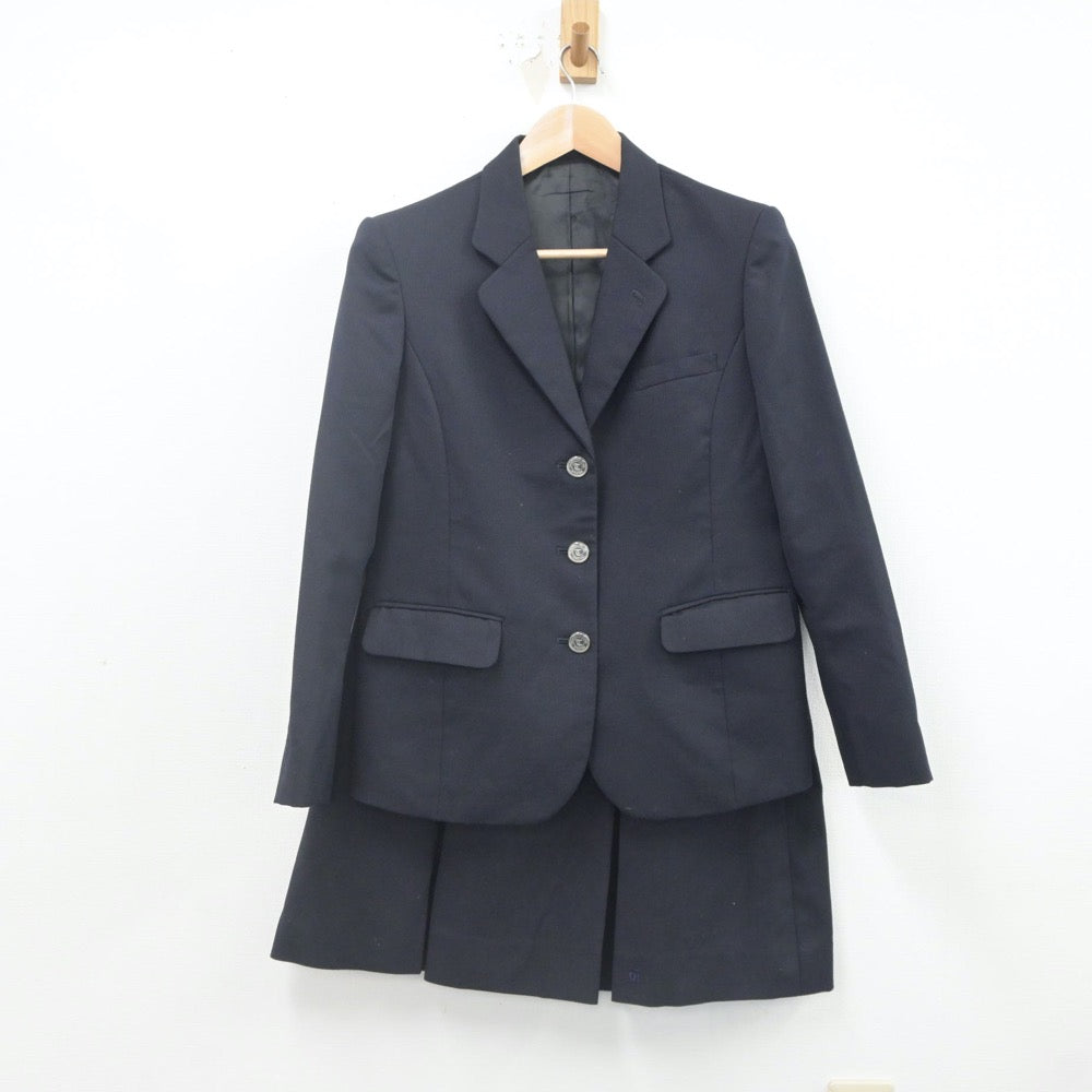 【中古】埼玉県 豊岡高等学校 女子制服 4点（ブレザー・ニット・ベスト・スカート）sf022392