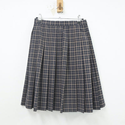 【中古】大阪府 生野高等学校 女子制服 2点（シャツ・スカート）sf022394