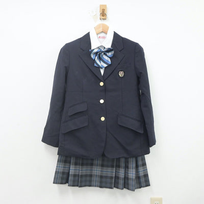 【中古】愛知県 愛知高等学校 女子制服 4点（ブレザー・シャツ・スカート）sf022396