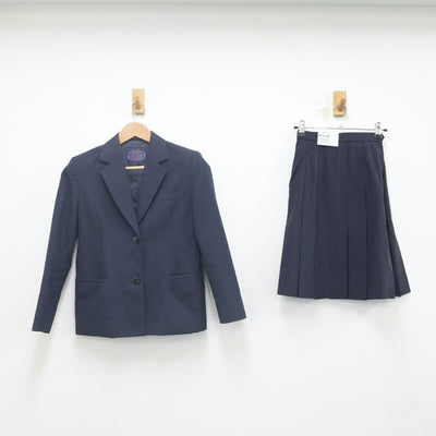 【中古】大阪府 阪南高等学校 女子制服 2点（ブレザー・スカート）sf022400