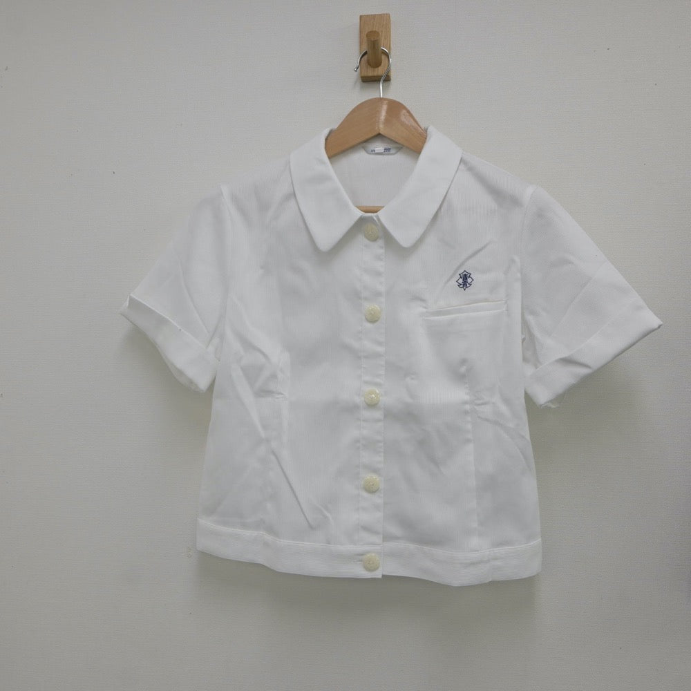 【中古】長崎県 青雲学園高等学校 女子制服 3点（シャツ・スカート）sf022413