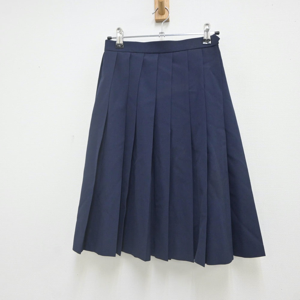 【中古】山形県 東北文教大学山形城北高等学校 女子制服 3点（セーラー服・スカート）sf022418