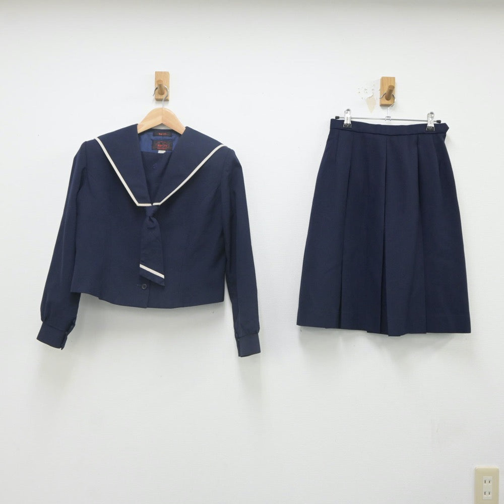 【中古】広島県 広島県立高陽高等学校 女子制服 2点（セーラー服・スカート）sf022431