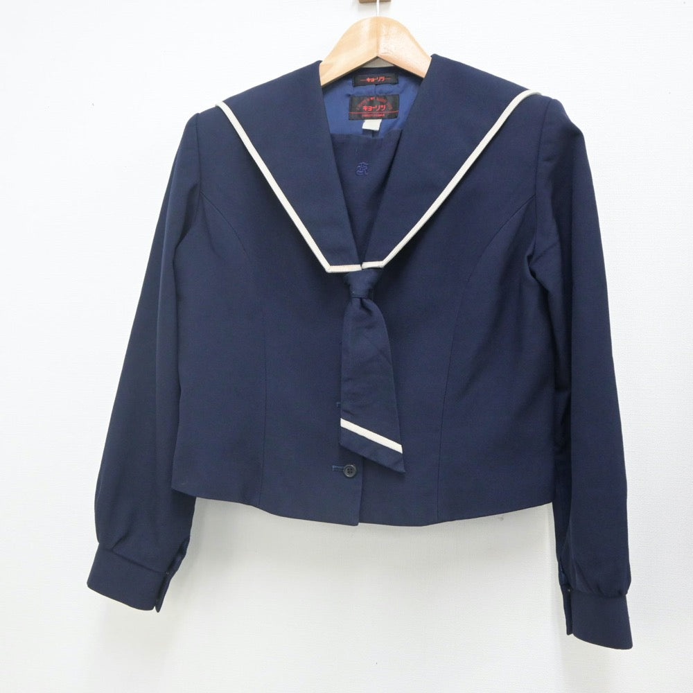 【中古】広島県 広島県立高陽高等学校 女子制服 2点（セーラー服・スカート）sf022432