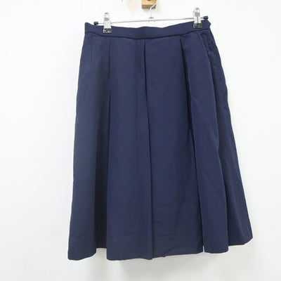 【中古】広島県 広島県立高陽高等学校 女子制服 2点（ニット・スカート）sf022433