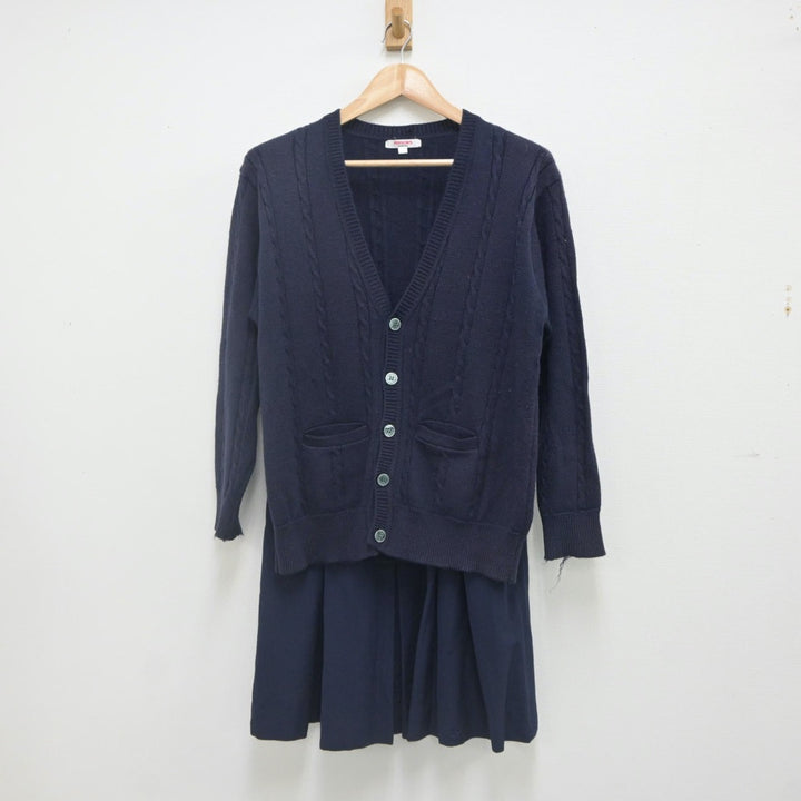 【中古制服】広島県 広島県立高陽高等学校 女子制服 2点（ニット・スカート）sf022434【リサイクル学生服】 | 中古制服通販パレイド