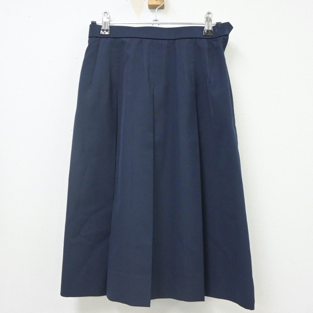 【中古】広島県 広島市立伴中学校 女子制服 2点（ベスト・スカート）sf022438