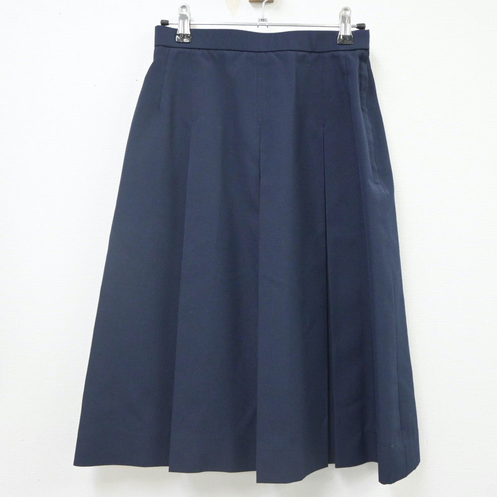 【中古】広島県 広島市立伴中学校 女子制服 2点（ベスト・スカート）sf022439