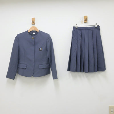 【中古】熊本県 有明高等学校 女子制服 2点（ブレザー・スカート）sf022445