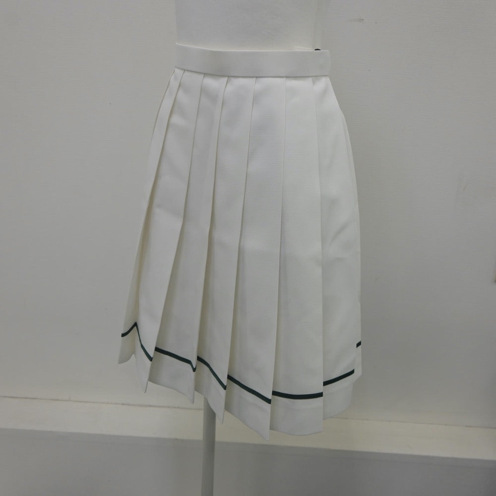 【中古】三重県 セントヨゼフ女子学園中学校 女子制服 2点（セーラー服・スカート）sf022449