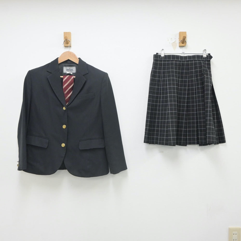 【中古】栃木県 栃木県立小山城南高等学校 女子制服 3点（ブレザー・スカート）sf022453