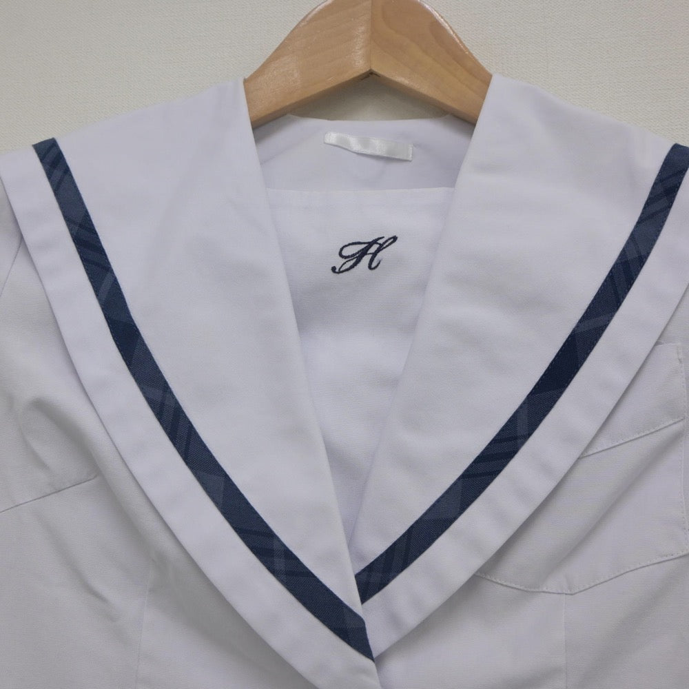 【中古】福岡県 北九州市立花尾中学校 女子制服 2点（セーラー服）sf022461