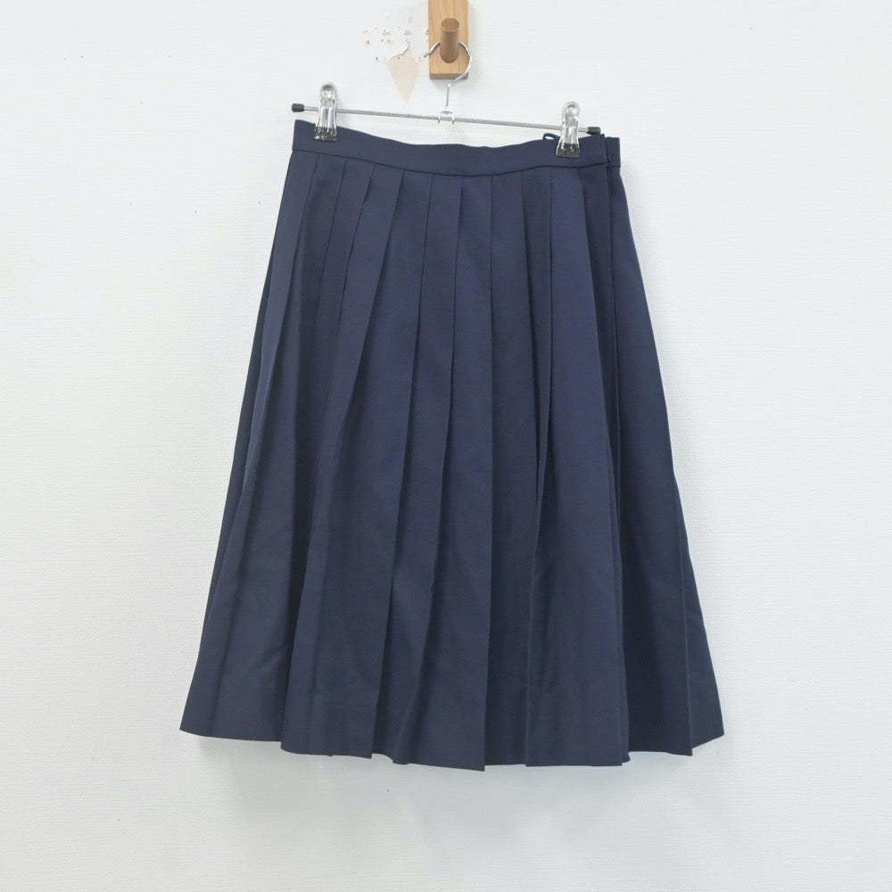 【中古】北海道 平岸中学校 女子制服 4点（ブレザー・ベスト・スカート）sf022473