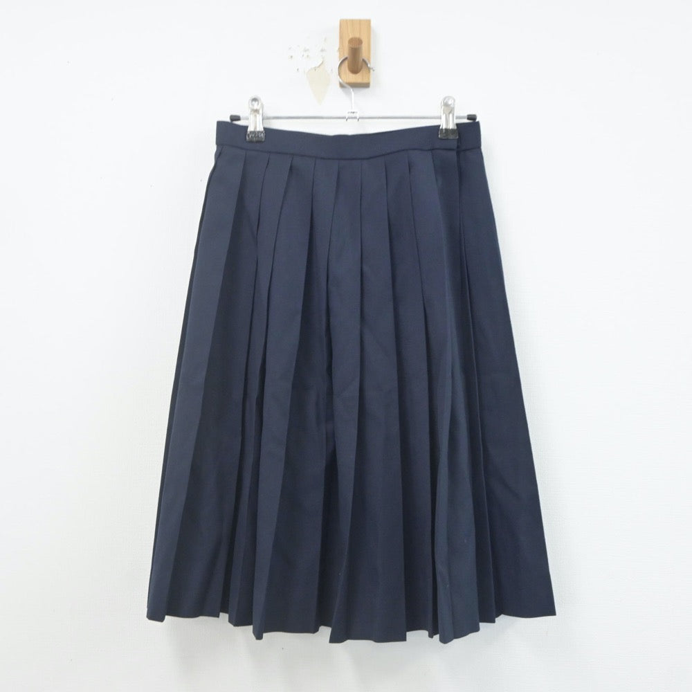 【中古】北海道 平岸中学校 女子制服 2点（ベスト・スカート）sf022474