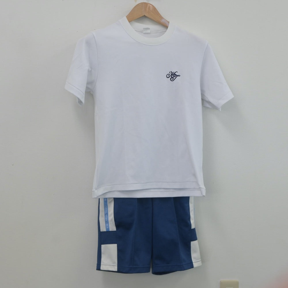 【中古】栃木県 國學院大學栃木高等学校 女子制服 2点（体操服 上・体操服 下）sf022483