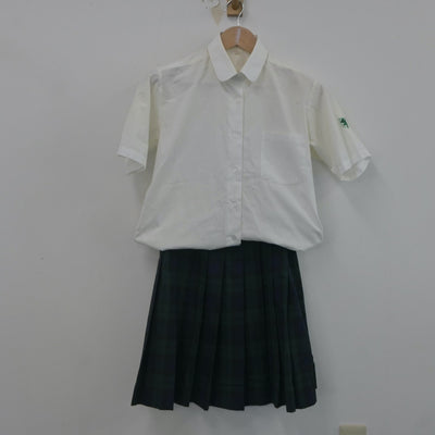 【中古】宮城県 仙台育英学園高等学校 女子制服 3点（シャツ・ベスト・スカート）sf022494