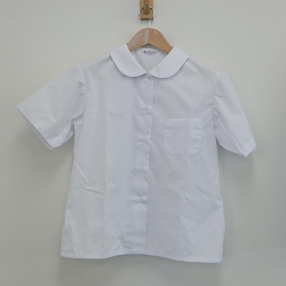 【中古】秋田県 飯島中学校 女子制服 2点（シャツ・スカート）sf022498