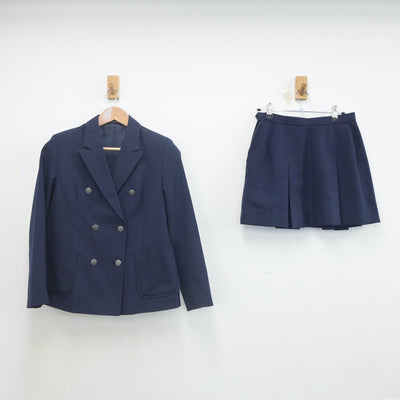 【中古】東京都 日野第四中学校 女子制服 2点（ブレザー・スカート）sf022499