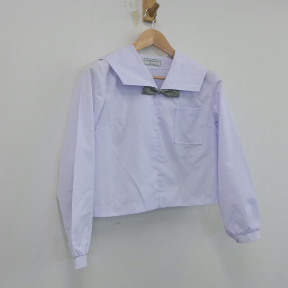 【中古】鹿児島県 鹿児島中央高等学校 女子制服 3点（セーラー服）sf022505