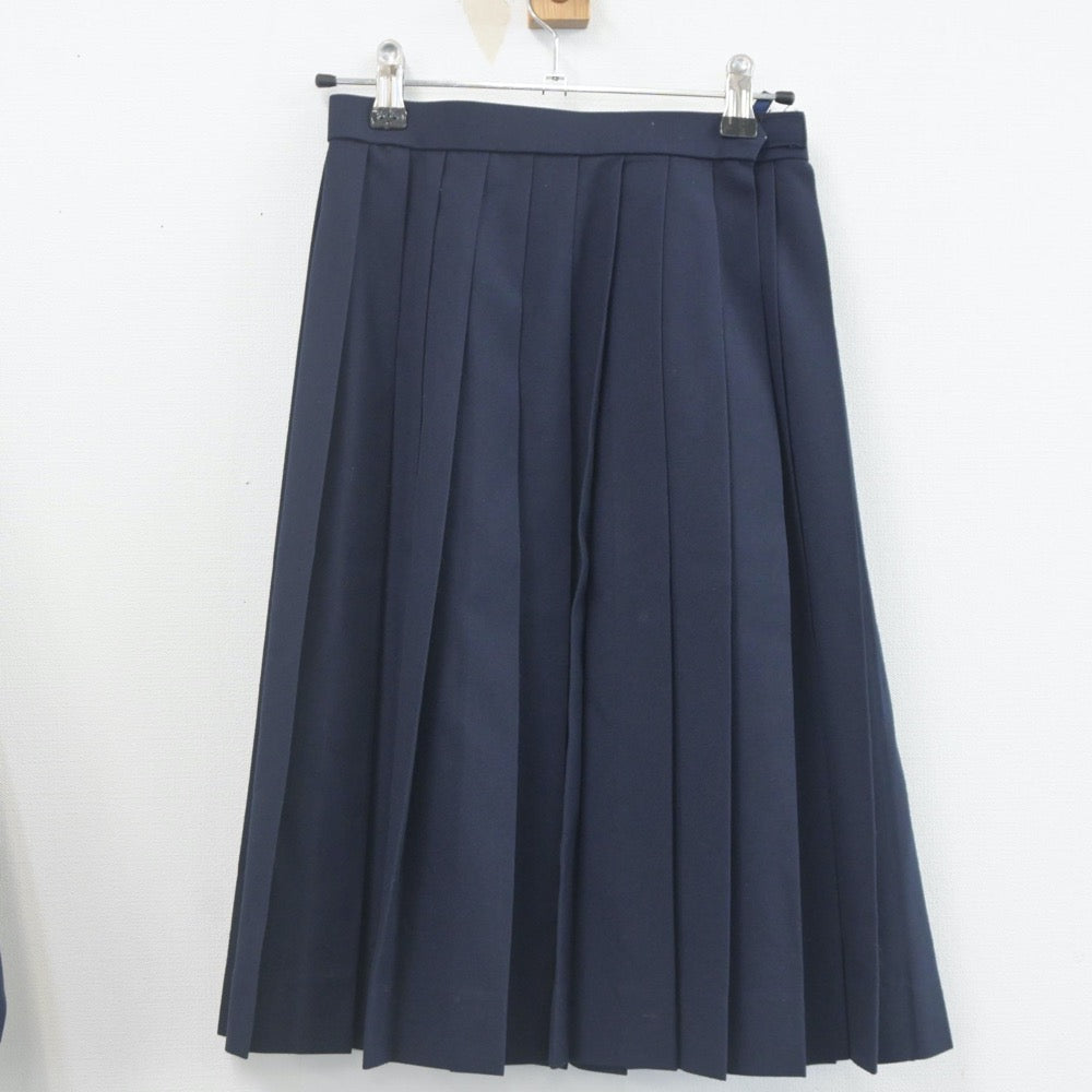 【中古】鳥取県 尚徳中学校 女子制服 2点（セーラー服・スカート）sf022514