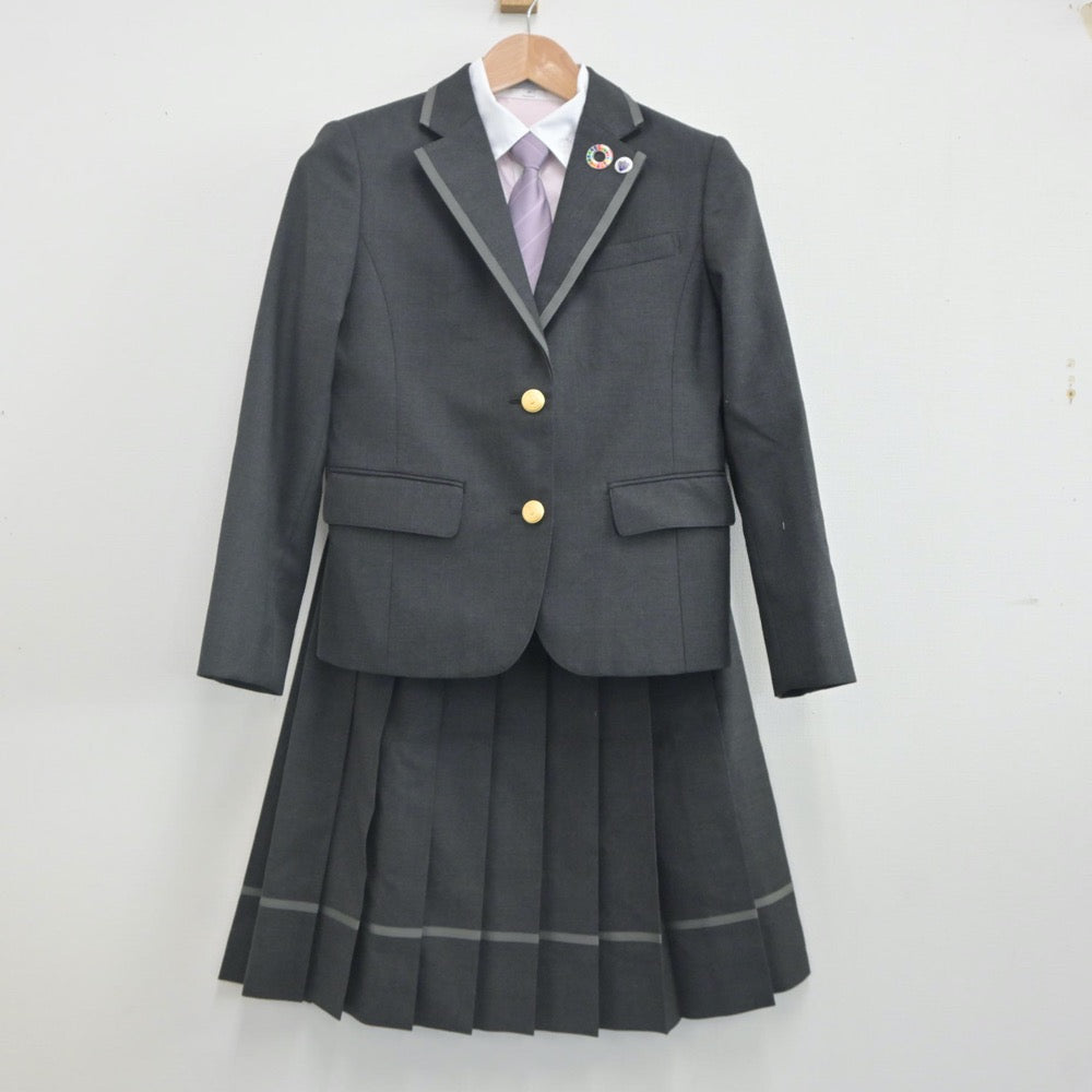 【中古】大阪府 相愛中学校 女子制服 6点（ブレザー・シャツ・スカート）sf022535