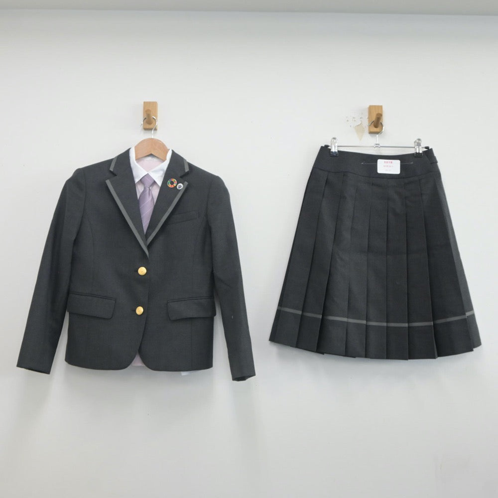 【中古】大阪府 相愛中学校 女子制服 6点（ブレザー・シャツ・スカート）sf022535