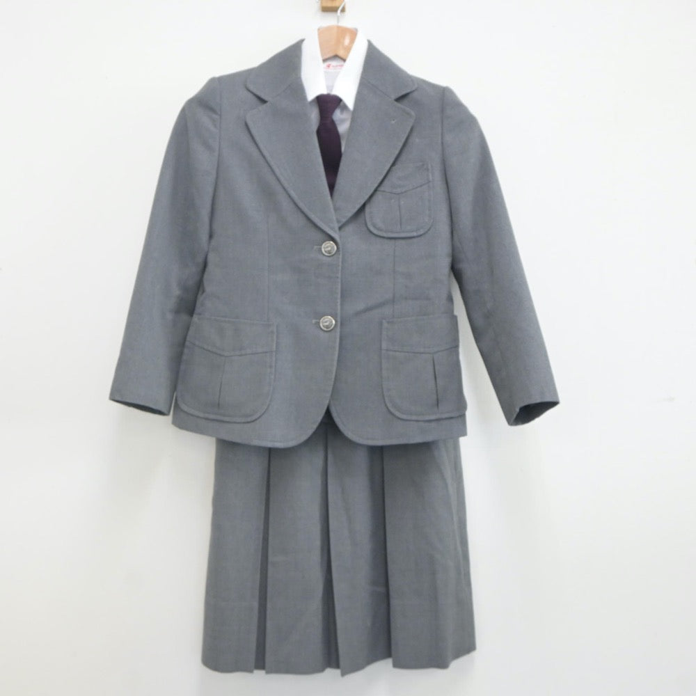 【中古】千葉県 吾妻中学校/旧制服 女子制服 5点（ブレザー・シャツ・スカート）sf022542