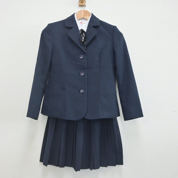 【中古】千葉県 八千代高等学校 女子制服 5点（ブレザー・ベスト・シャツ・スカート）sf022545