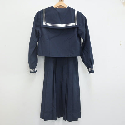 【中古】東京都 桜道中学校 女子制服 2点（セーラー服・ジャンパースカート）sf022548