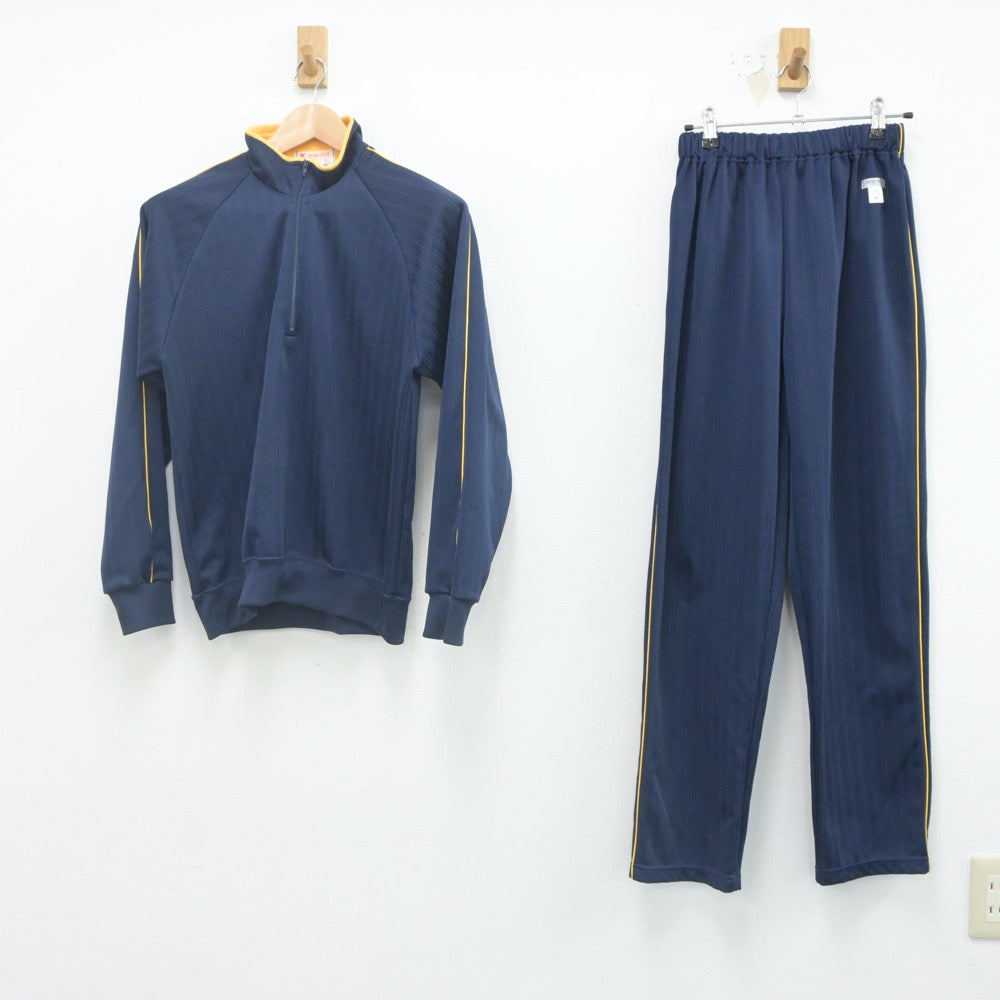 【中古】埼玉県 光陽中学校 女子制服 2点（ジャージ 上・ジャージ 下）sf022561